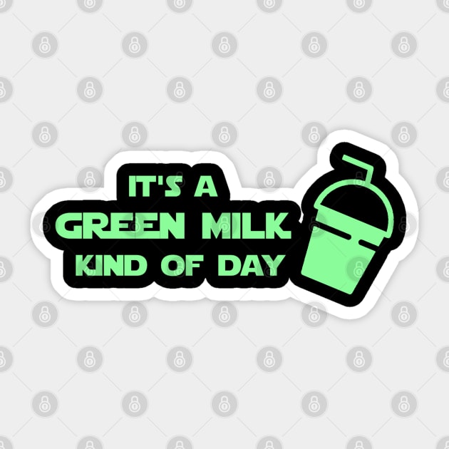 Batuu - Green Milk Sticker by MickeysCloset